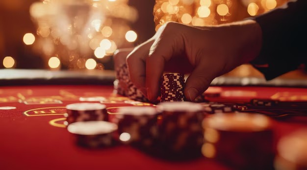 Poker hand history display on atoto showing all-in scenario and side pot settlement